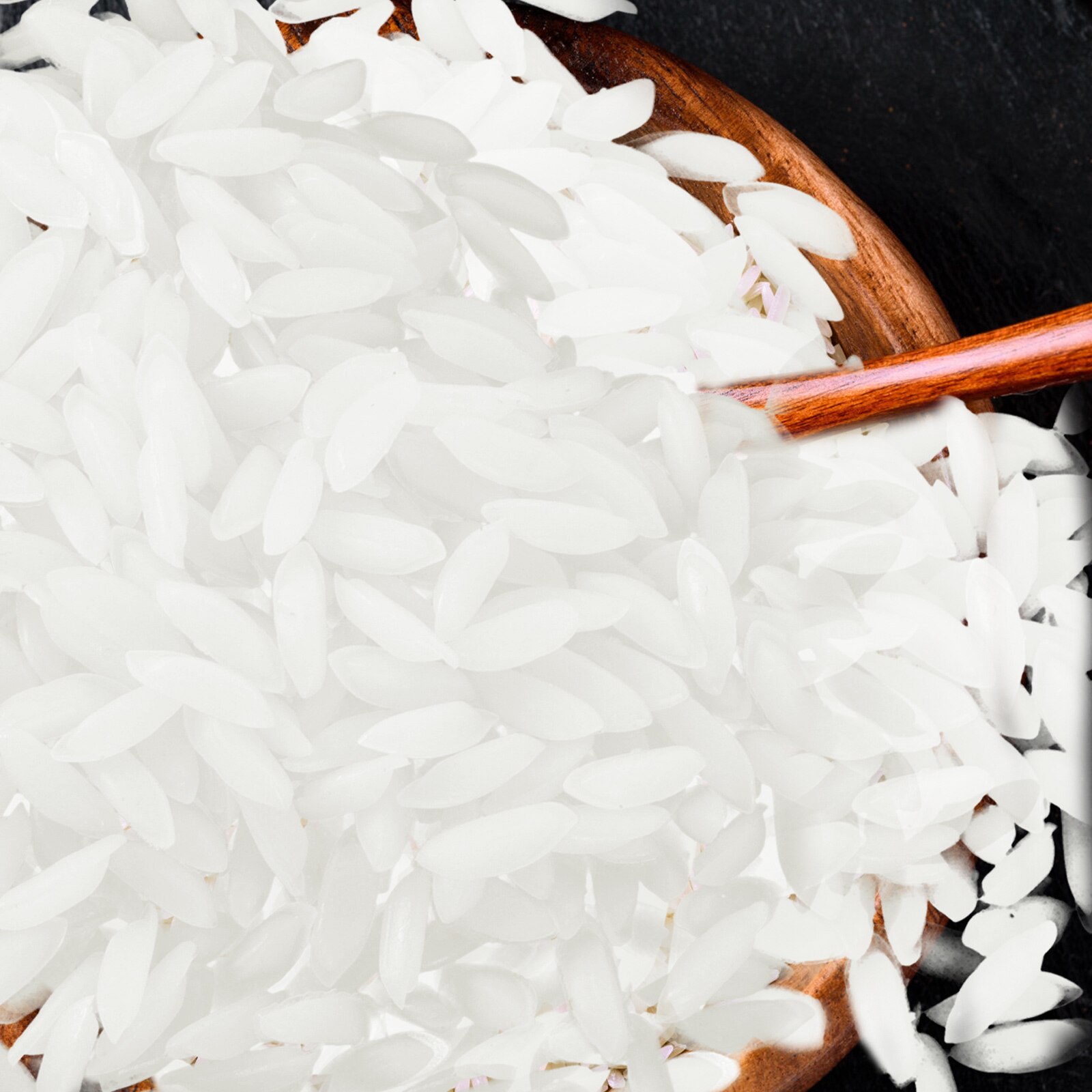 3 Packs of Artificial White Rice Simulated Rice Models Lifelike Rice Props