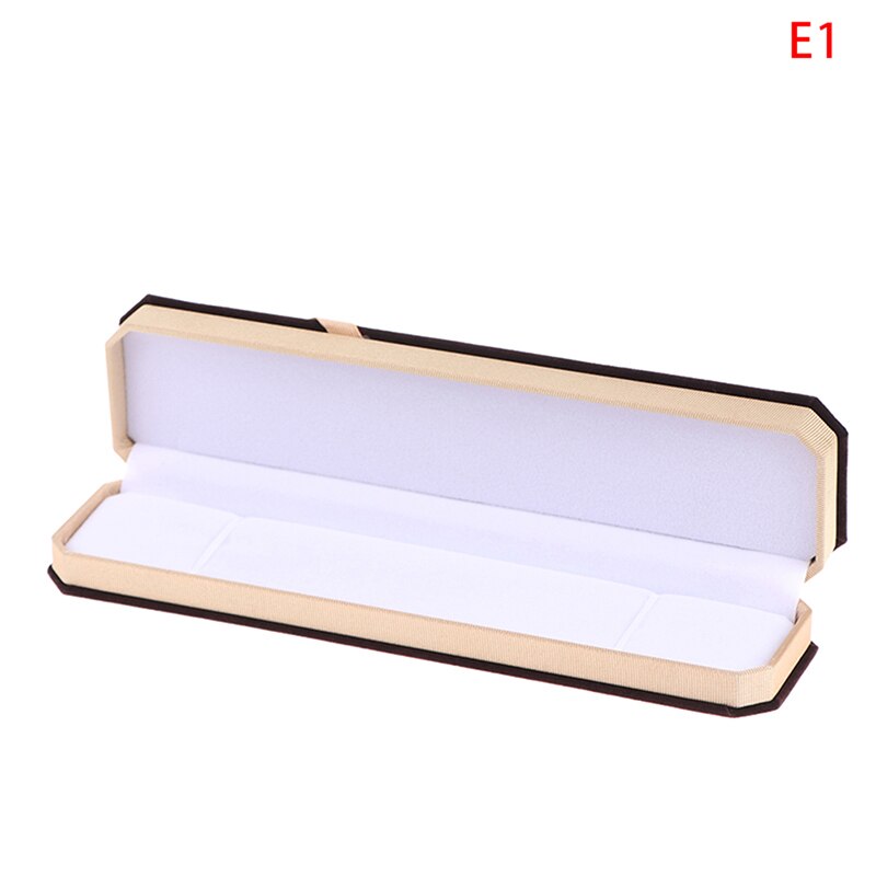 Jewelry Box Packing Bags Beads Rings Earrings Bracelets Necklaces Sets Boxes for Women& MenVelvet Display Packing Jewelry: E1
