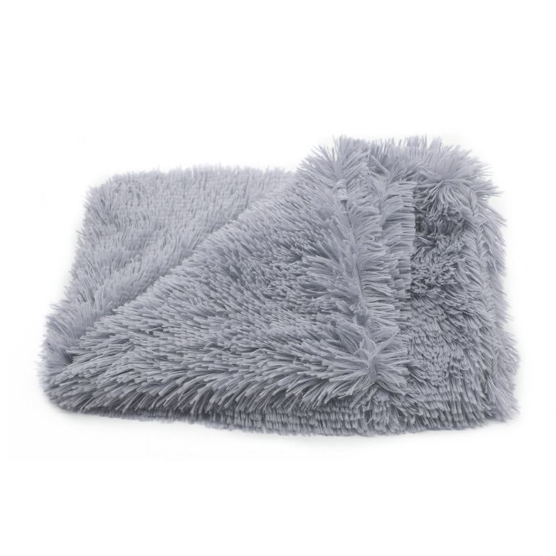 Premium Fluffy Fleece Dog Blanket Pet Blanket for Small Cats & Dogs Thick Soft and Warm Pet Throw for Dog Cat: A / M