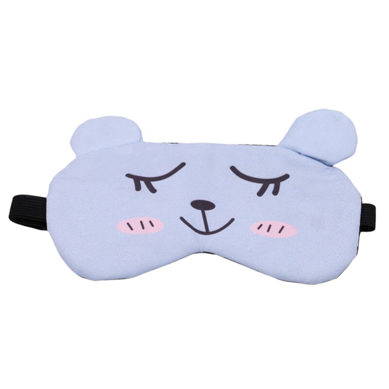 Slaapmasker ooglapje oogbedekking katoen mooie cartoon voor oogreis ontspannen slaaphulpmiddel ooglapje schaduw oogmasker: Default Title