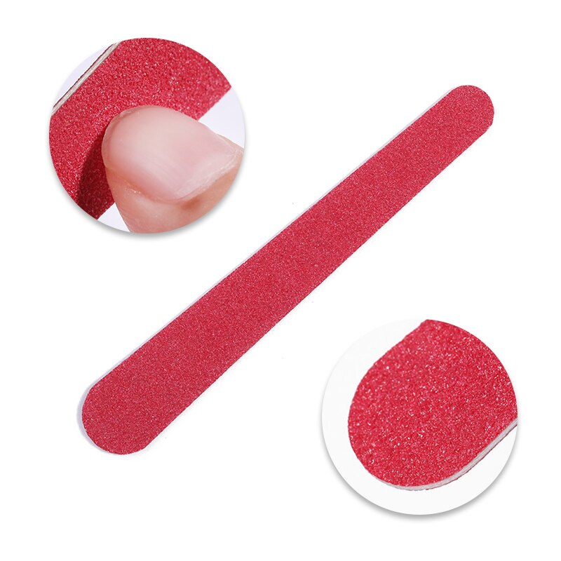 1 Pc sept faces multifonction lime à ongles tampon bleu rose couleurs mélangées meulage ponçage pédicure meulage ponçage outils fichiers