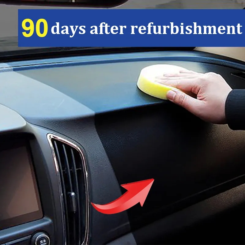 Restaurador de plástico para coche, productos de limpieza de coche con brillo negro, restauración de cuero y plástico, renovador de revestimiento de reparación y pulido automático