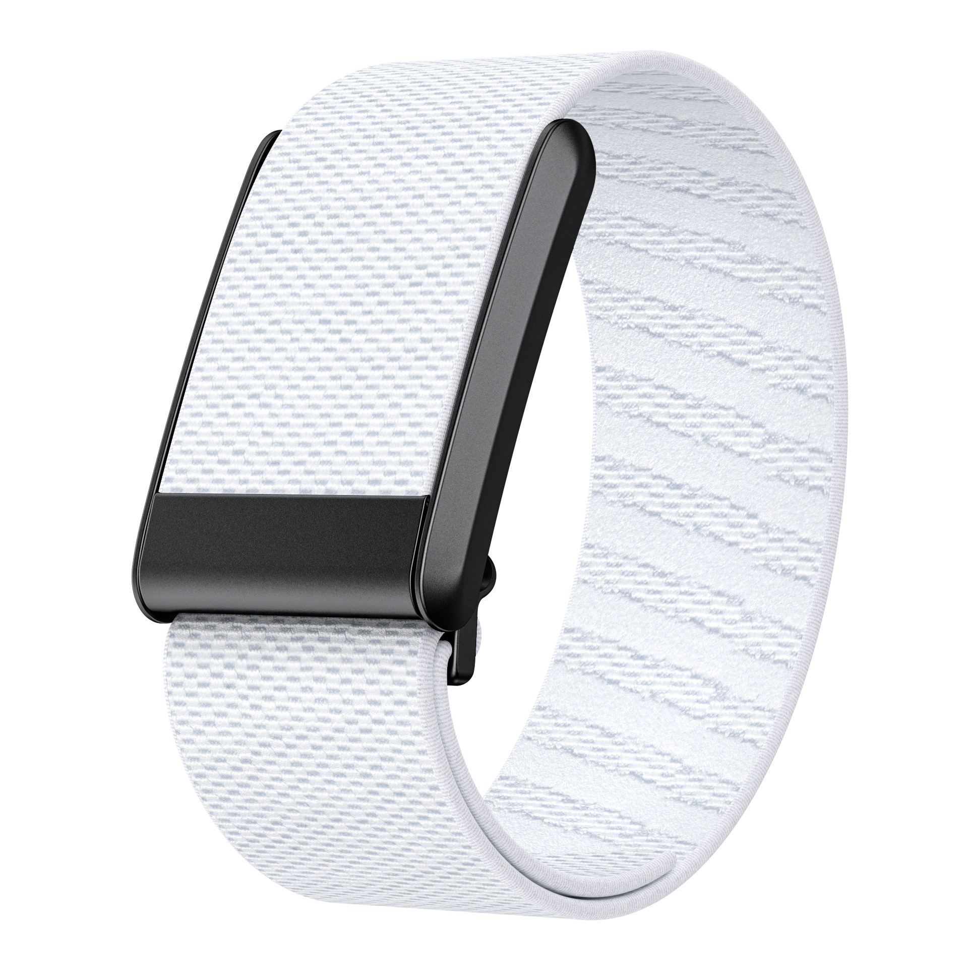 Loop Bands for Whoop 4.0 Wristband Breathable Nylon Strap for Whoop Wearable Health Fitness Activity Tracker Replacement Straps: White Black