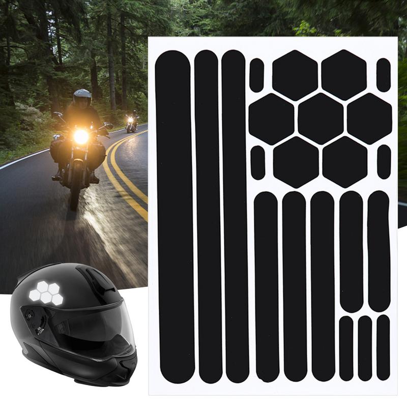 Motorrad aufkleber staub dichte Reflektoren für sterben Nachts icherheit effektive selbst klebende Reflektoren für Kinderwagen Rolle Rolle
