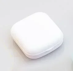 Scatola per lenti a contatto 1PC kit da viaggio carino Tasca mini custodia per lenti a contatto kit da viaggio Contenitore per lenti a specchio facile da trasportare: Cielo Blu