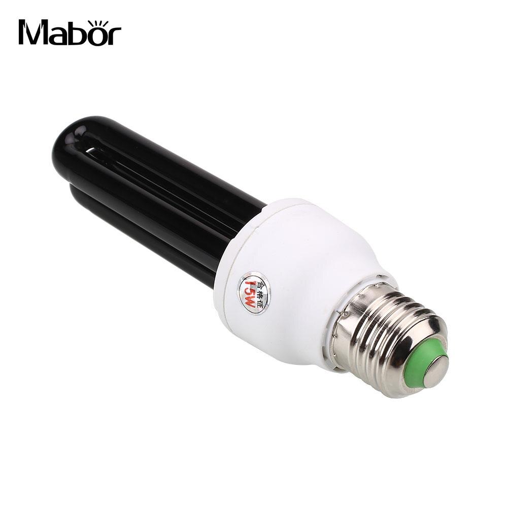 HUSHUI UV-licht, E27 UV ultraviolet fluorescerend blacklight CFL gloeilamp nachtclub bar kiemdodende lamp killing light voor thuis kantoor