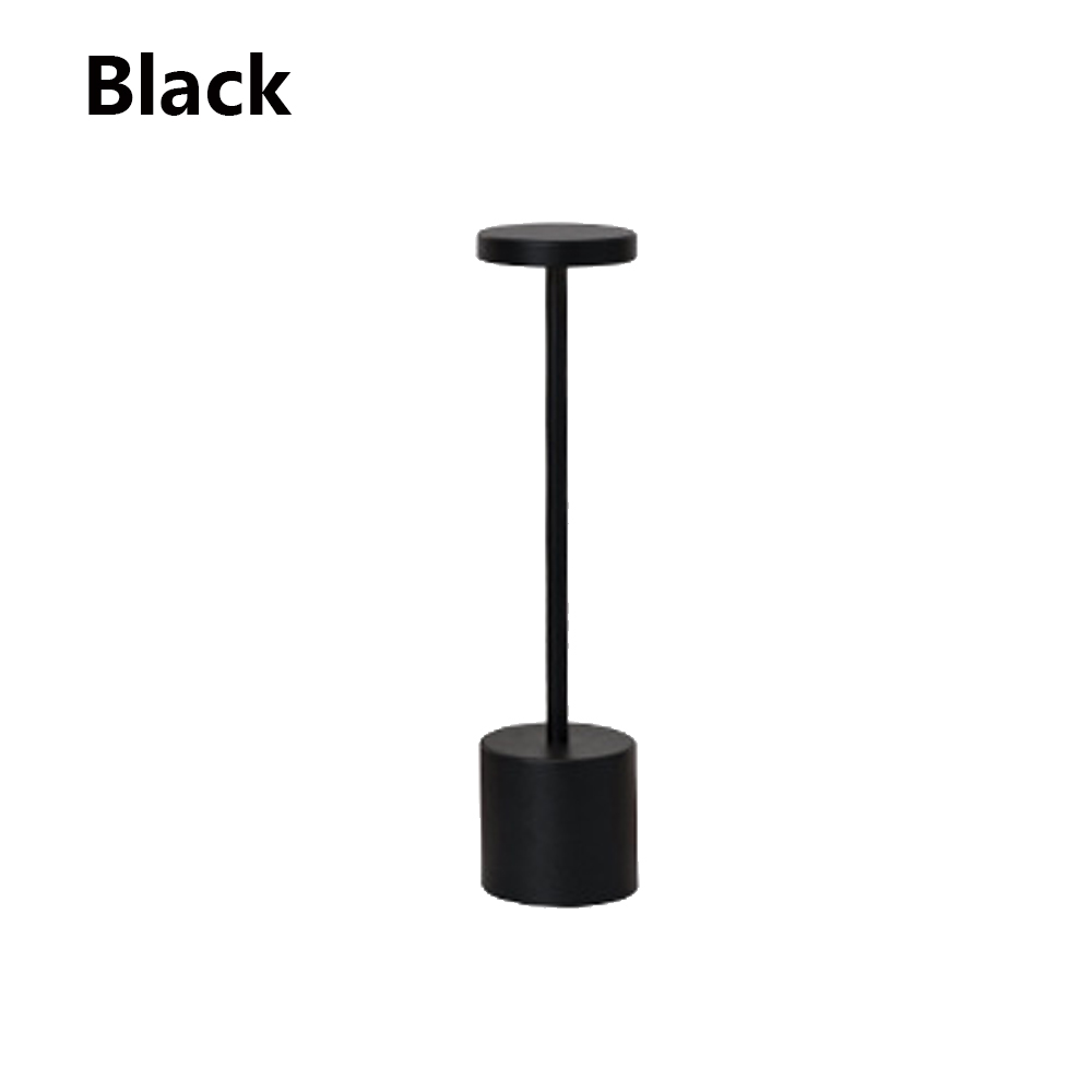 Klassisk ledet-bordlampe med berøringssensor, oppladbar, trådløs skrivebordslampe, justerbare temperaturer 3 farger, moderne ledet-nattlys: Grønn
