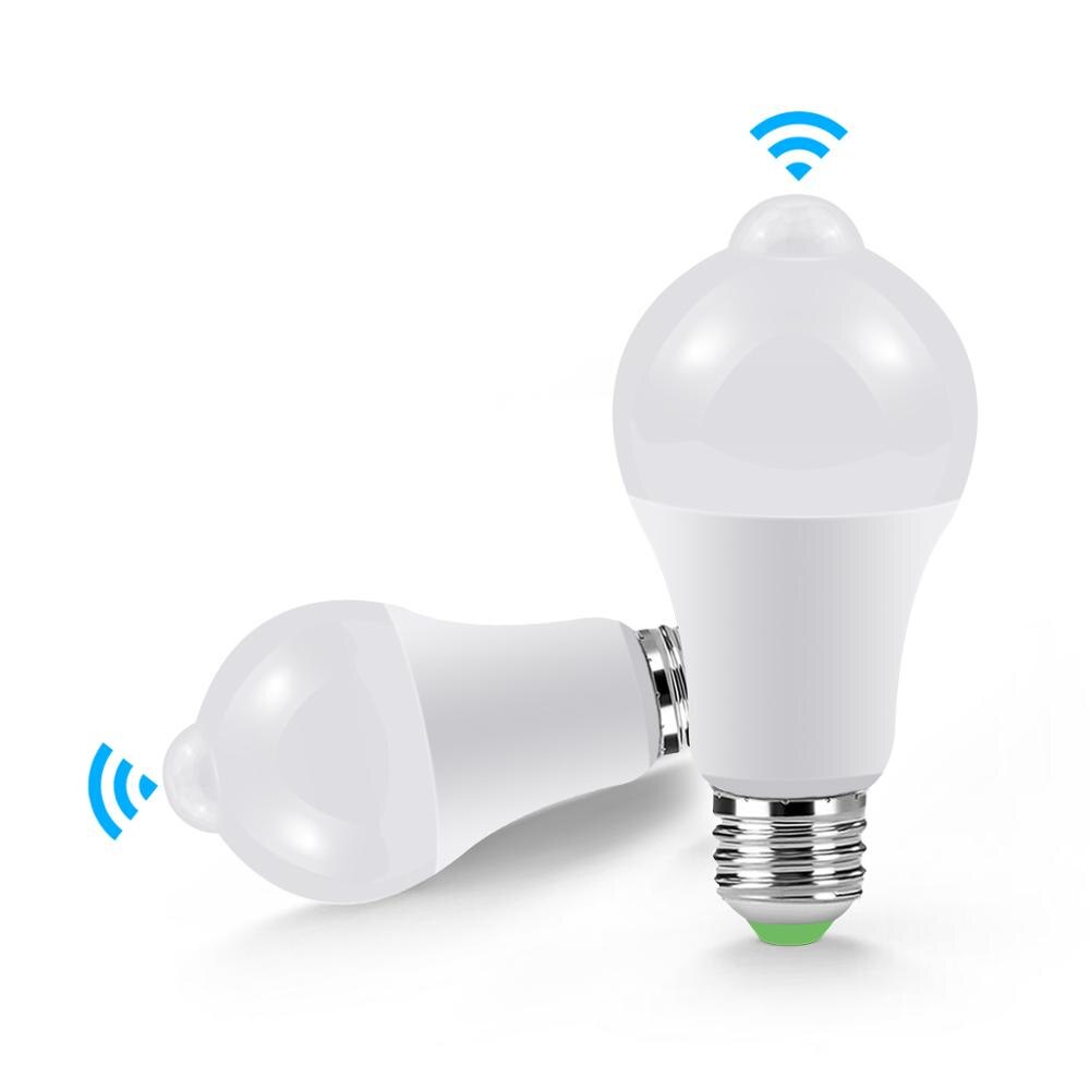 Pir Motion Sensor Led Lamp Lamp Thuis Outdoor Indoor Wc Badkamer Trap Gang Verlichting Spaarlamp Nood Nachtlampje