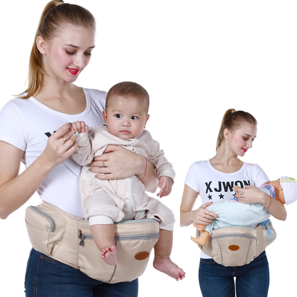 Bæresele ergonomisk 360 talje taburet rollatorer babyslynge hold livrem barn hoftesæde spædbarn hoftesæde babysitter taske