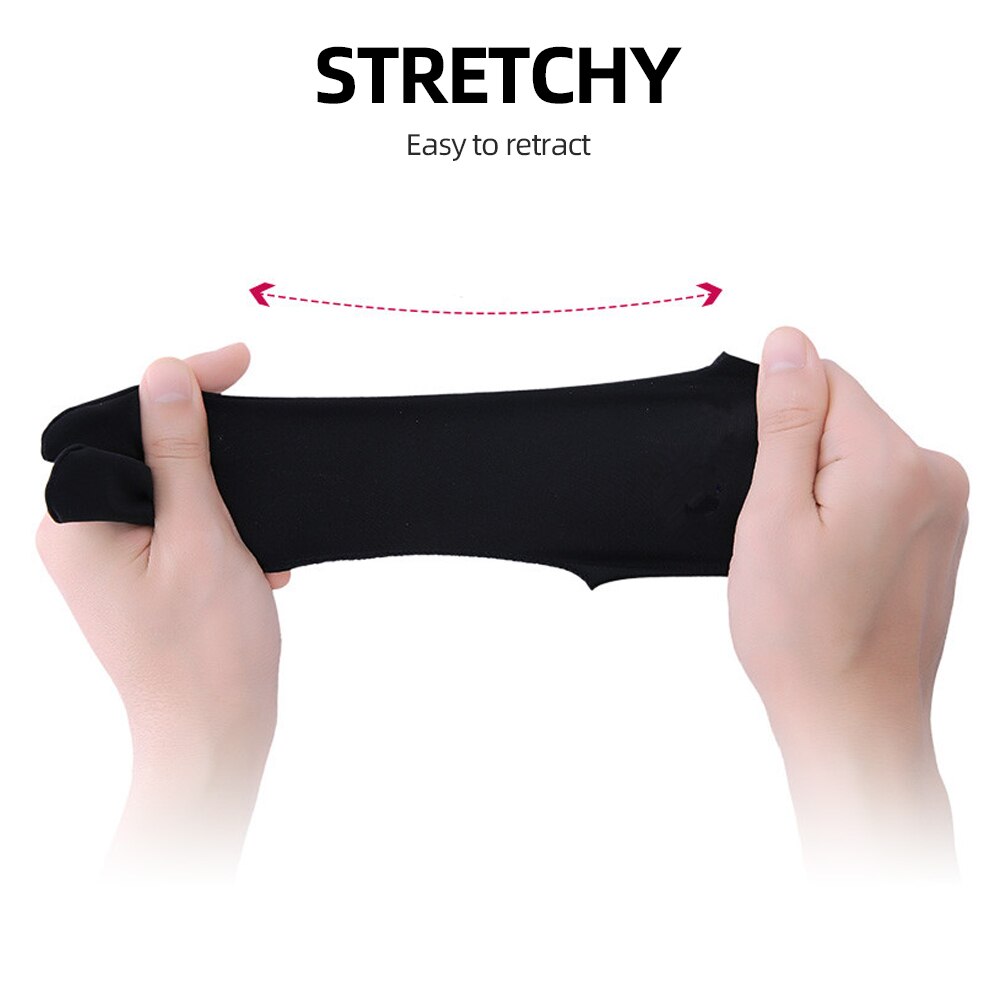 ANKNDO Two Finger Drawing Tablet Stylus Pen Gloves Anti-Fouling Anti-Touch Sweat-Proof Screen Touch Pen Glove For Ipad Pro