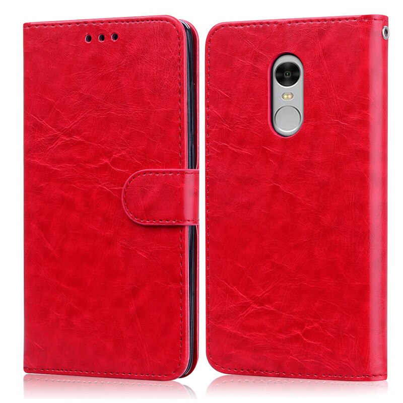 Custodia Flip in pelle per Xiaomi Redmi Note 4 custodia per Redmi Note 4 Note4 custodia per telefono per Fundas Xiaomi Redmi Note 4X borse: For Redmi Note 4 / Red