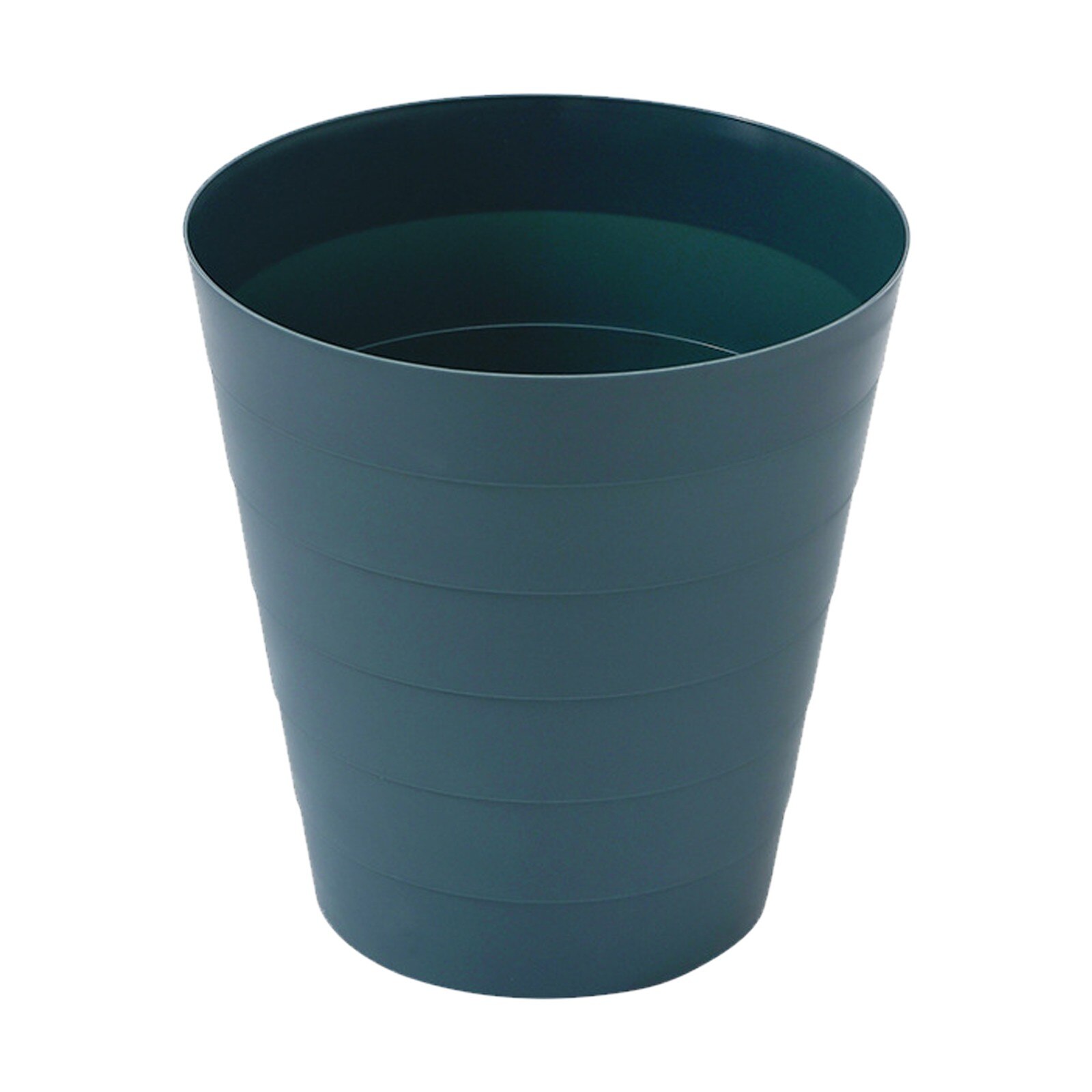 Papelera pequeña de 6L para escritorio, Cubo de basura de plástico para mesa de oficina Y hogar, cesta para artículos diversos, caja de barril Y: Azul