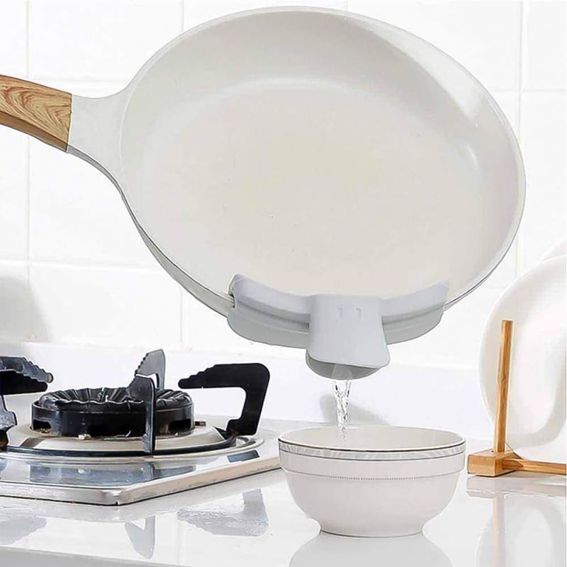 Pico de pato sopa vertedor tolva para líquidos Anti-derrame Slip On Pour sopa Caño embudo para ollas sartenes cuencos y tarros de accesorios de cocina