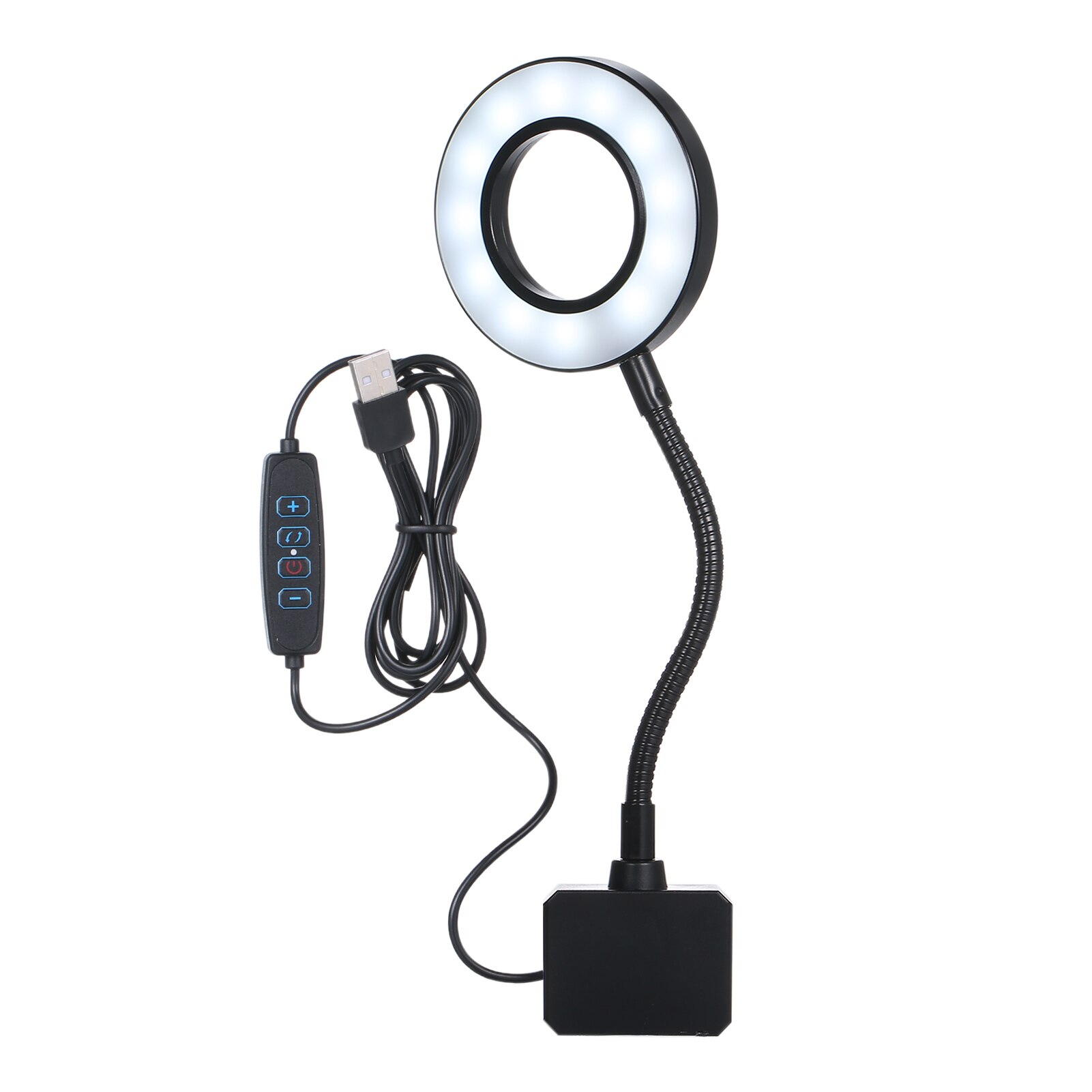 Usb  dc 5v 7w 18 led akvaario valo kalapurkki puristin pidike katselulamppu 3 väriä himmennettävä joustava joustava taitettava taitettava putki kannettava