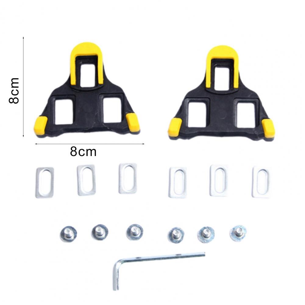 Bike Cleats Compatible Cleat Set for Indoor Cycling Outdoor Road Cycling Mountain Biking