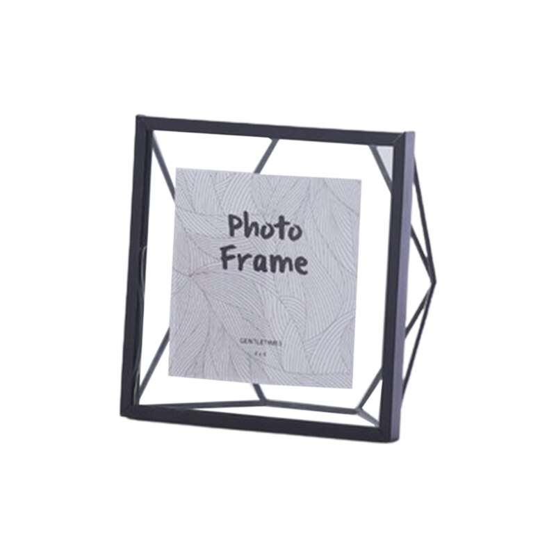 Simple Nordic Metal Photo Frame Wrought Iron Painting Picture Poster Bracket Ornaments DIY Family Decorative Y5JC