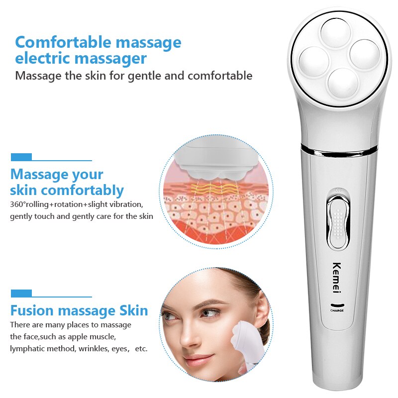 Épilateur 5 en 1 pour femmes, brosse de lavage du visage, Machine de Massage du visage, Kit d'outils de beauté du corps et du visage, épilation professionnelle