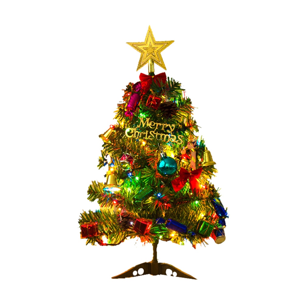 50Cm Kunstmatige Kerstboom Led Multicolor Verlichting
