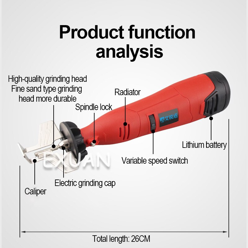 efficient portable chain grinder electric chain saw chain saw chain file grinding machine emery grinding head