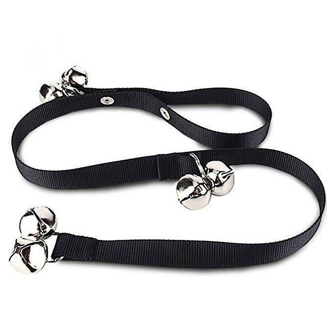 Lina treningowa dla psa placki dzwonek zabawki sznurowe dom komunikuj alarm dzwonek robić drzwi dla psów i kotów smycz robić szkolenia psów artykuły dla zwierząt: Default Title