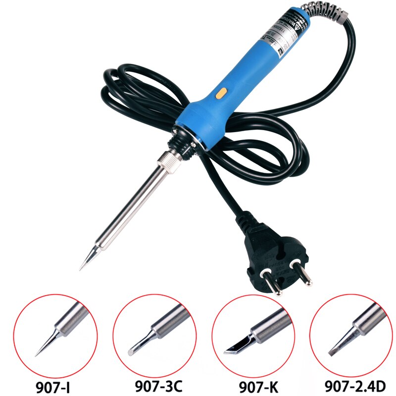 Fer à souder électrique TQ-95, outils de réparation rapide 220 entrée 240 ~ 200 V, puissance réglable 20/W, rapide et avec capuchon: iron plus 5 heads