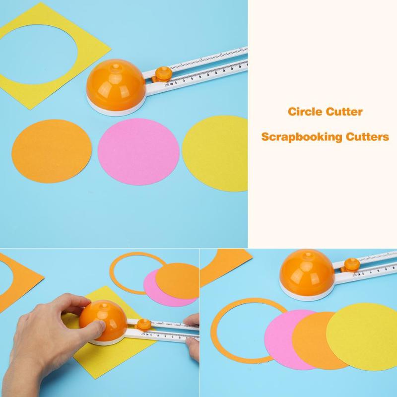 Rund Papier Scrapbooking Karten Schneider Praktische Runde Schneiden Patchwork Kompass Messer Notwendig Haushalt Handgemachte Liefert: A