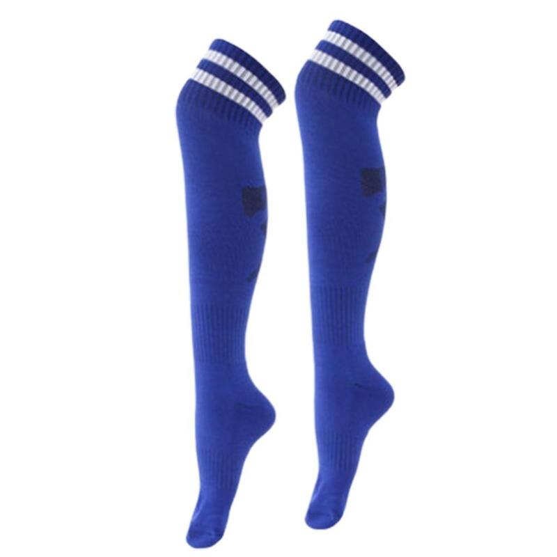1 par mænd kvinder sokker sportssokker knæ fodbold baseball fodbold over knæ ankel legging strømper