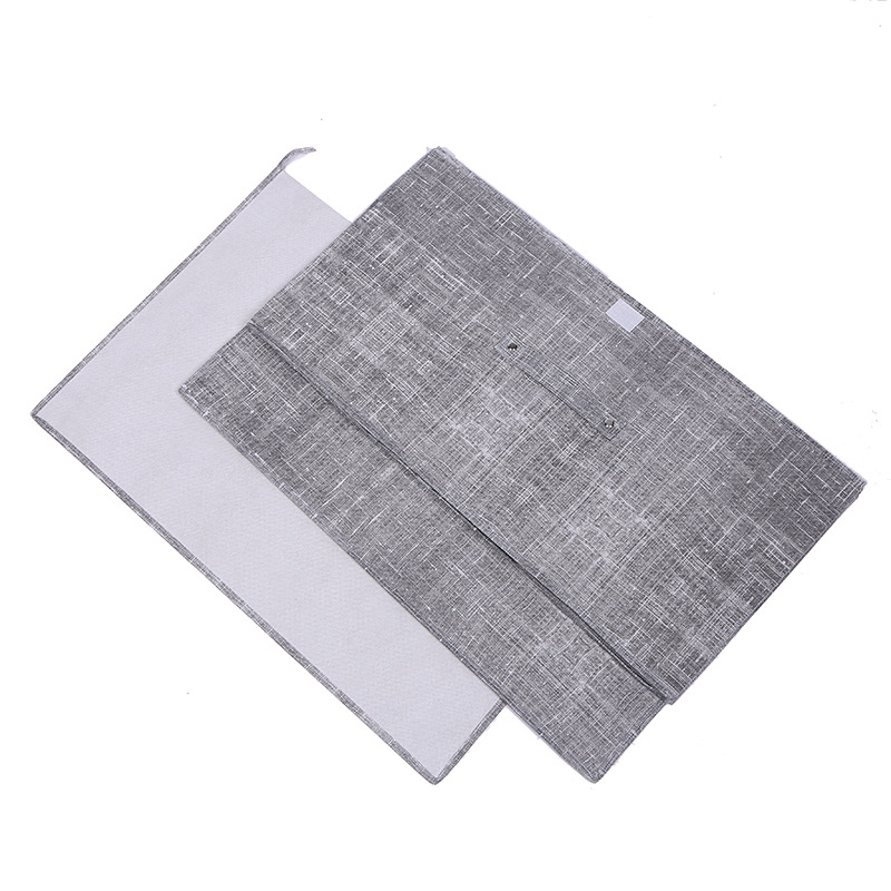 5 tailles boîtes de rangement avec couvercles Polyester tissu clair paniers de rangement conteneurs bacs avec organisateur de couverture