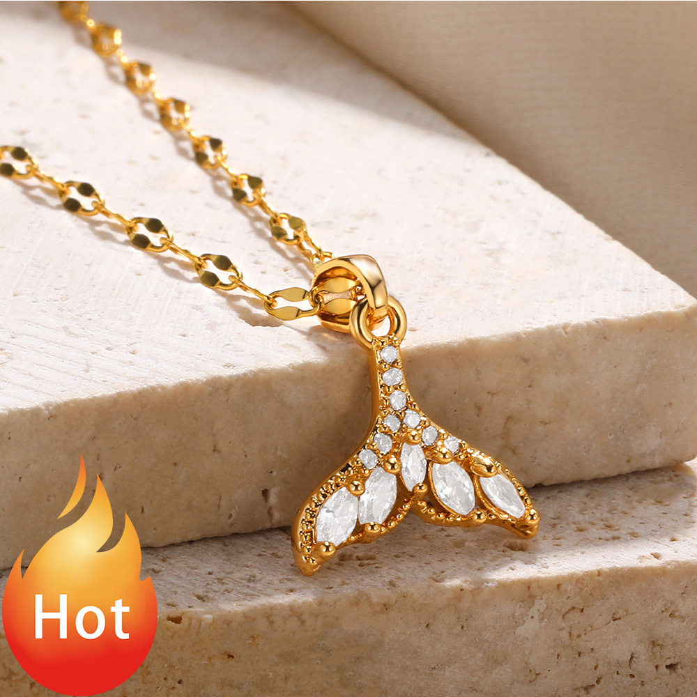 Gargantilla de rosa con diamantes de imitación para mujer, Collar de amanecer de circón brillante, Collar de Color dorado, joyería de ojos malvados, accesorios Y2k,: orange