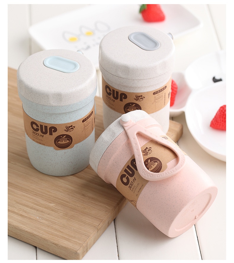 Tasse isotherme avec lait bouloté tasse tasse à soupe micro-ondes autorisé tasse pour enfants tasse de bureau enfants Thermos Thermos pour la nourriture