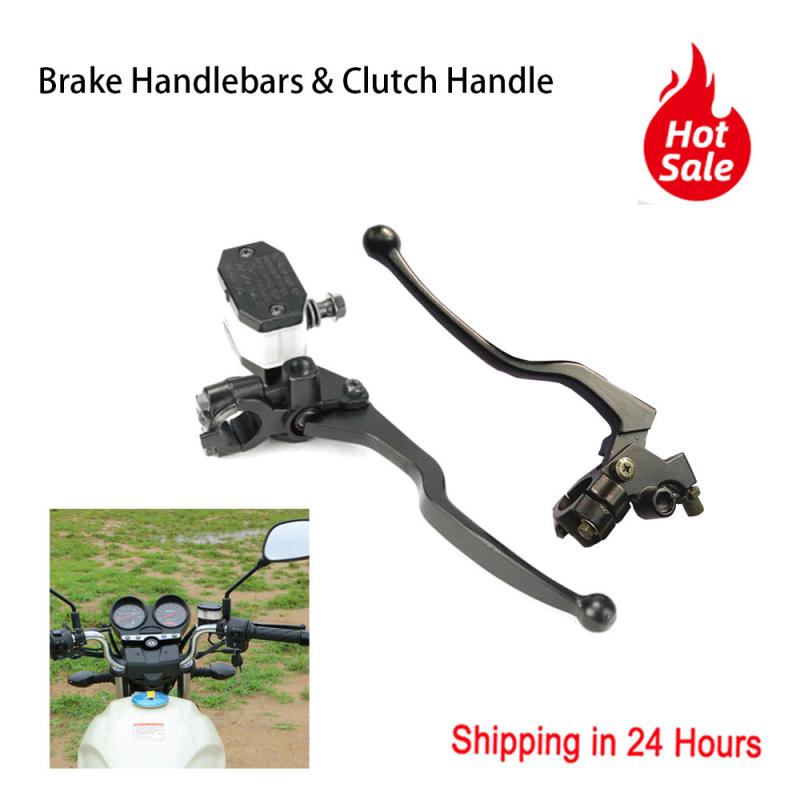 ! Palanca de embrague del manillar izquierdo de aluminio, 22mm, 7/8 pulgadas, para Pit Dirt Bike, motocicleta, ATV, accesorios de motocicleta, piezas de frenos