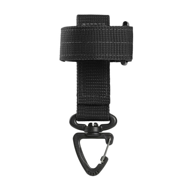 Outdoor Gloves Climbing Rope Storage Buckle Travel Camping Hiking Buckles Multi-purpose Glove Hook: Black