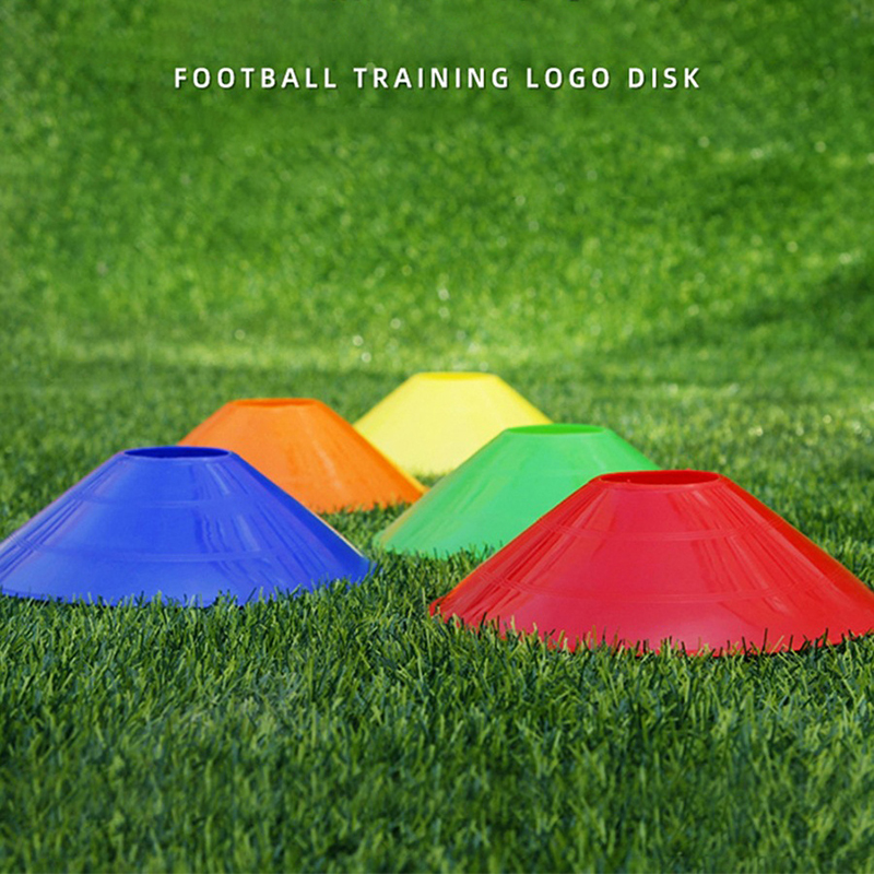 10 Stuks Kegel Set Voetbal Trainingsapparatuur Voor Kid Pro Disc Kegels Agility Oefening Obstakels Vermijden Sport Training Accessoires
