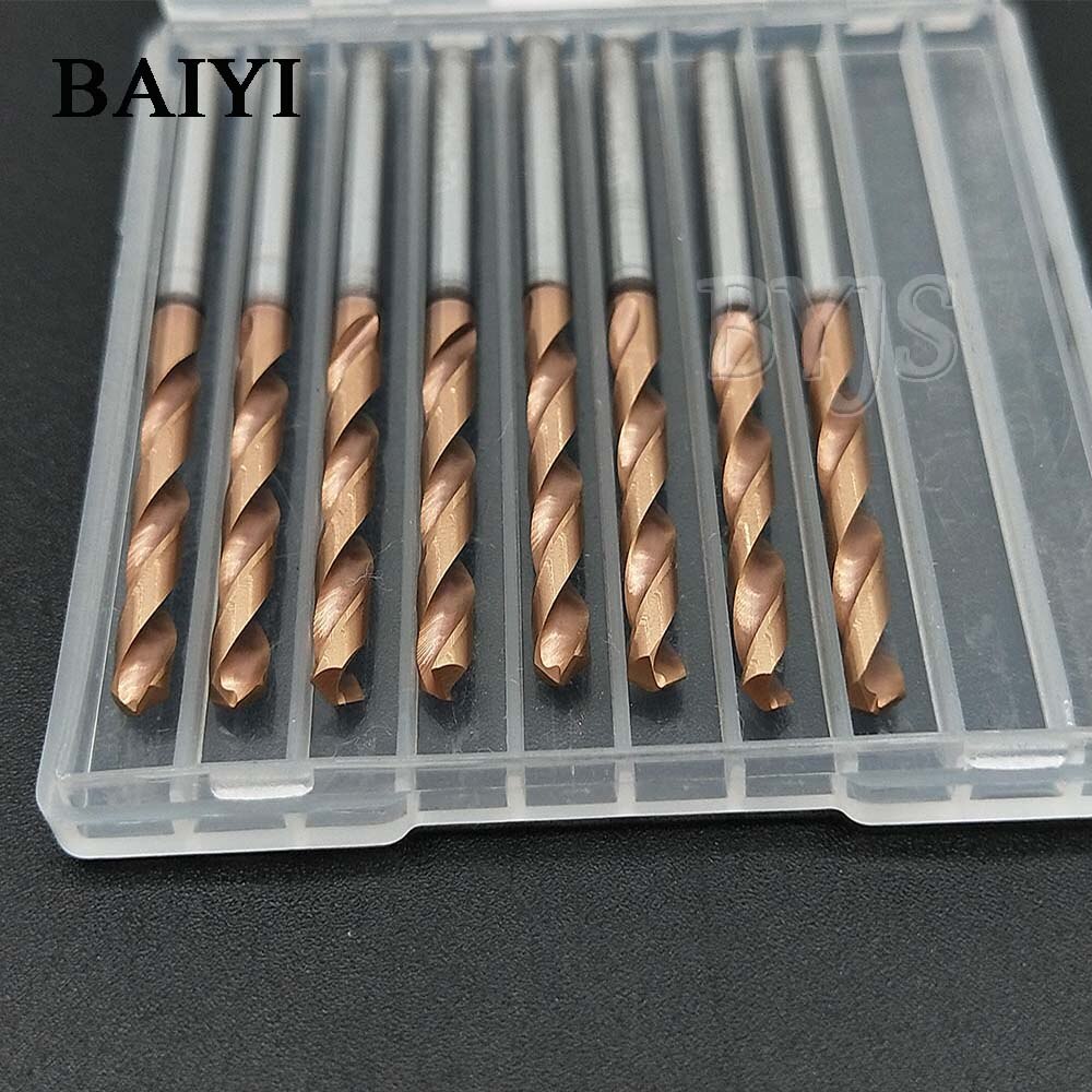 10pcs Carbide Alloy Drill Twist Coated Drill Bits ... – Grandado