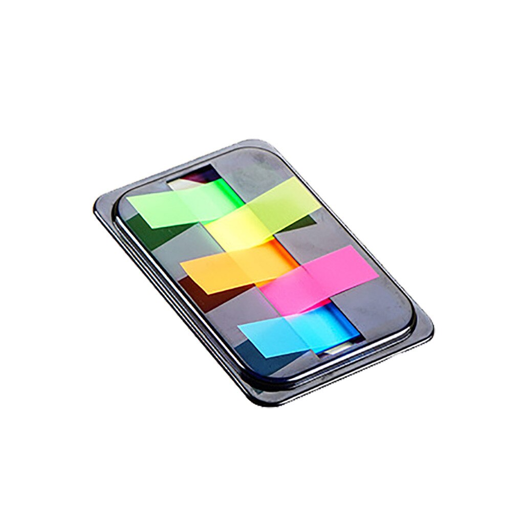 Fluorescence colour Self Adhesive Memo Pad Sticky Notes Bookmark Point It Marker Memo Sticker Paper Office School Supplies: C
