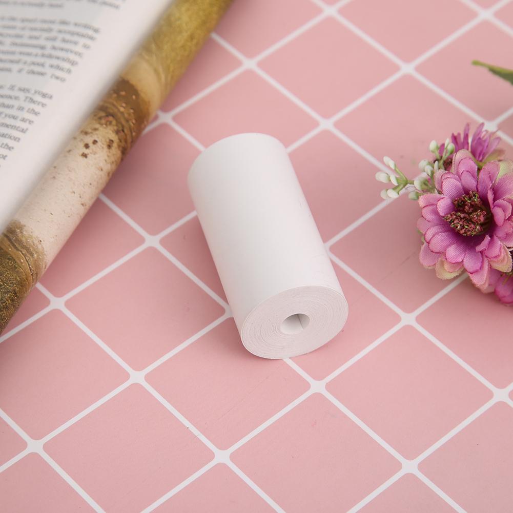 Druck Aufkleber Papier 5 Rollen 57*30mm Thermische Druck Papier 10 Meter Druckbare Aufkleber für Paperang Peripage Drucker zugang
