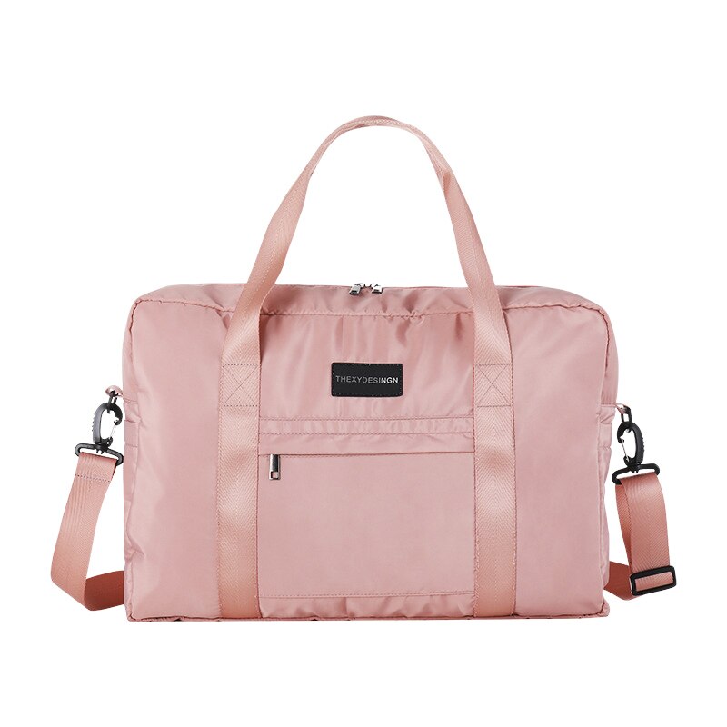 Multifunktions åkpåsar för kvinnor vattentät träningsväska weekend förvaringsväska säck de hopfällbar stor packning duffle bags  xa303wb: Rosa