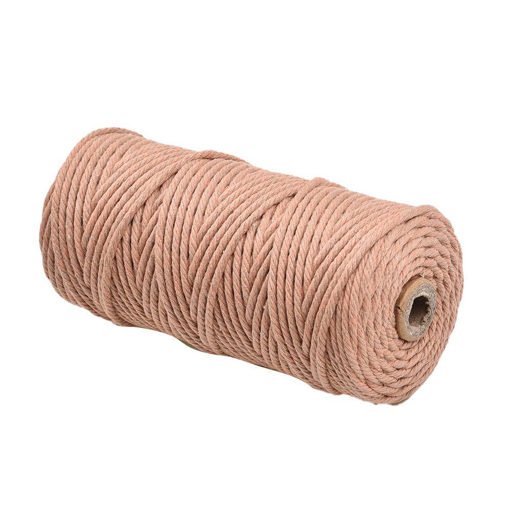 Pure Natural Cotton Rope Color Craft Lace Yarn Rope 100 Meters
