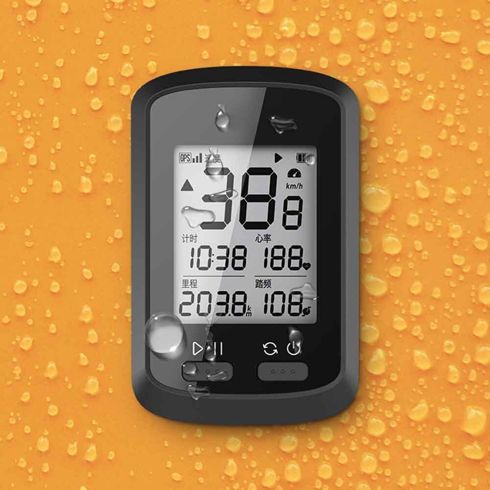 Waterproof IPX7 Tracker Digital GPS LCD Display Cycling Computer Bike Speedometer MTB Road Bicycle Stopwatch Odometer Backlight