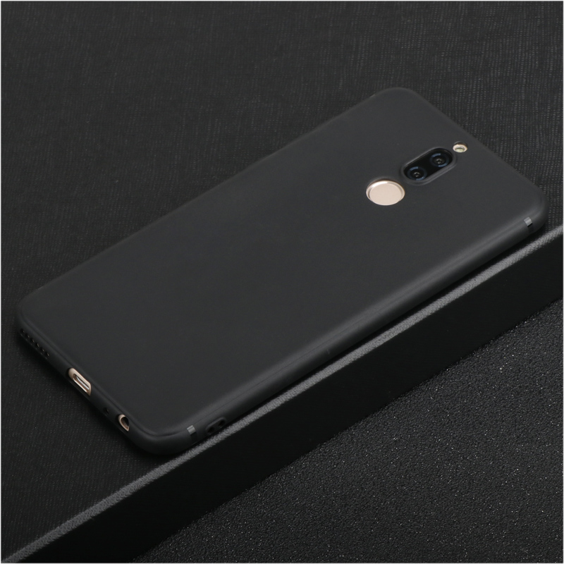 Para Xiaomi Redmi 8 8A Note 8 8T Pro mate colorido silicona TPU funda para Redmi Note8 Pro 8 8A color caramelo funda suave: PC / Negro