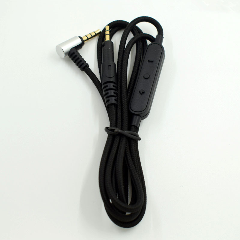 Audio kabel für sennheiser hd598 hd518 hd558 hd595 hd559 569 579 599 für ATH-M50X m40x Kopfhörer geflochtener draht gesteuerter Anruf