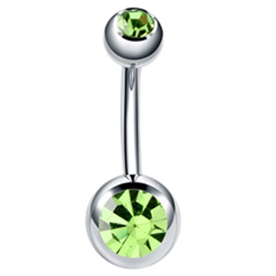 10pcs/lot Steel Belly Button Rings Gem Navel Piercing Nombril Ear Piercings Navel Earring Belly Piercings Body Jewelry Pircings