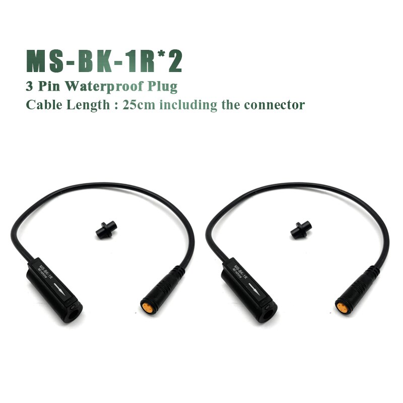 Electric E Bike Bicycle Scooter Brake Sensor Waterproof Cut Off Power Hydraulic Brake Sensor for E Bike Conversion Kit: MS1R WP 1pair