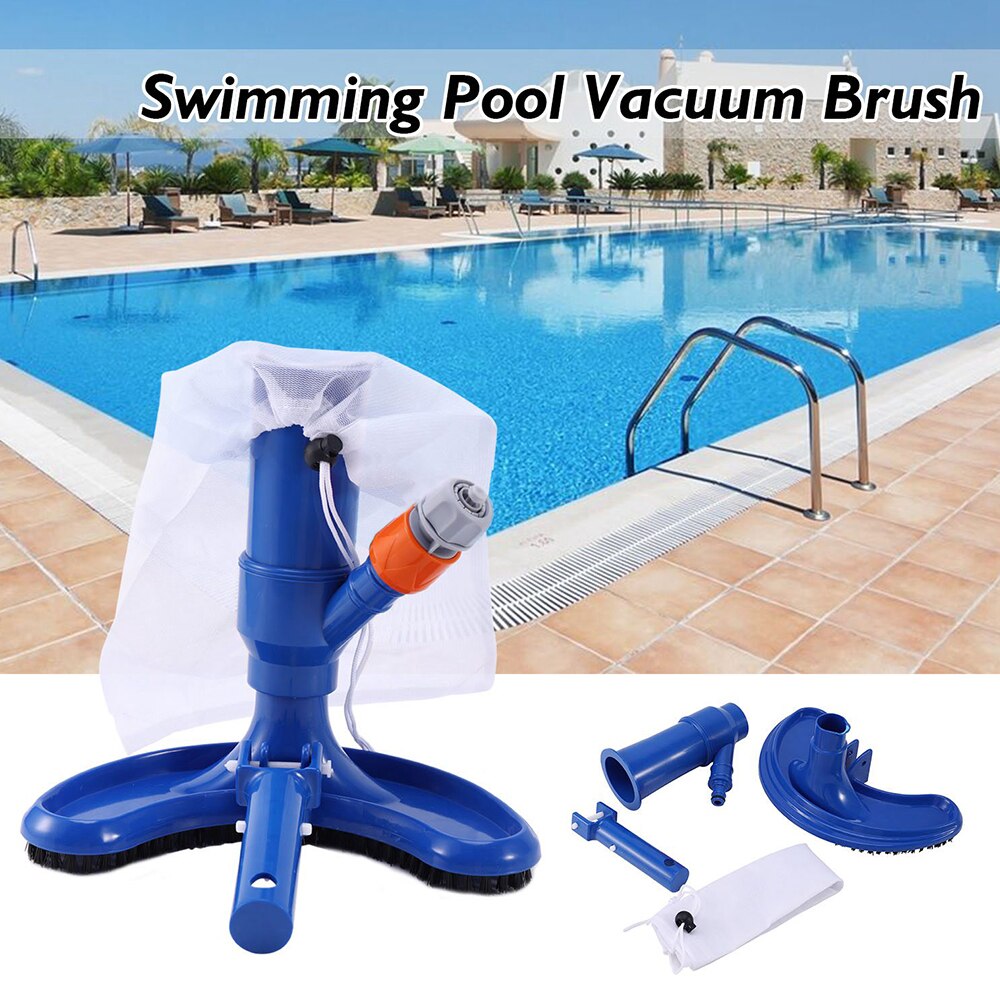 1set Swimming Pool Vacuum Cleaner Cleaning Robot Clean Electrical Spa Tub Tool Kit Pool Suction Machine Portable Pool Cleaning