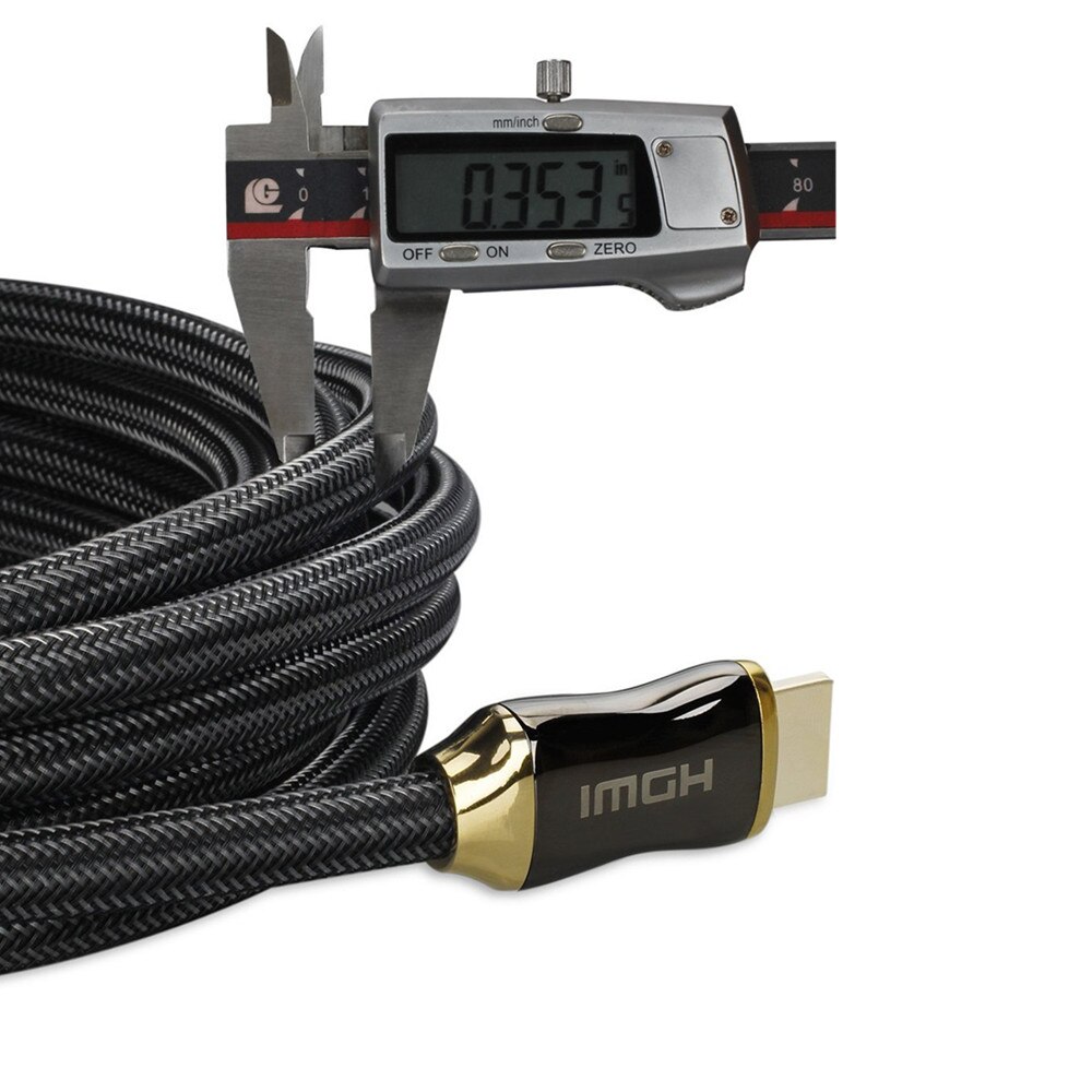 Hdmi Kabel 2.0 4K Male Naar Male Voor Nintend Schakelaar PS4 Tv Box 1M 1.5M 2M 3M 5M 8M 10M 15M 20M Kabel Hdmi Vergulde Met Vlecht