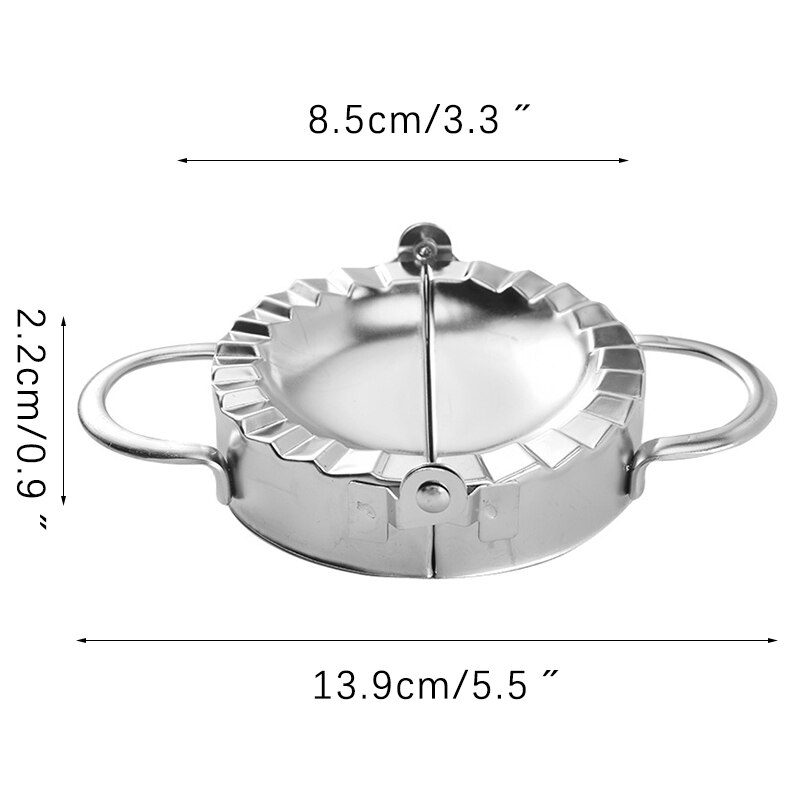 304 Stainless Steel Dumpling Maker Dumpling Pie Ravioli Mould Cooking Pastry Jiaozi Maker Kitchen Tools Baking Accessories: M dumpling maker