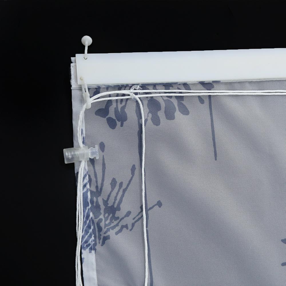 Pastorale rideau romain pissenlit Tulle rideaux pour la cuisine salon pure fenêtre Voile panneau de criblage drapé ruban magique
