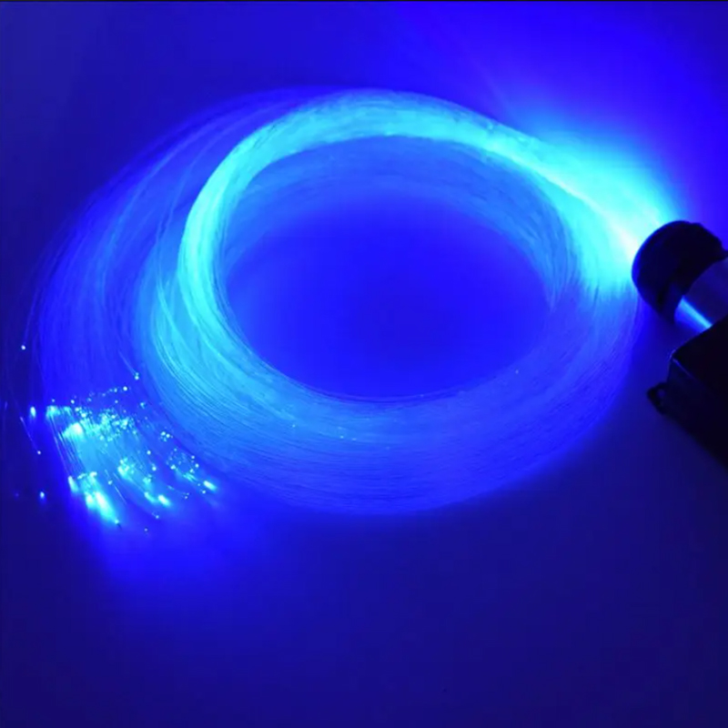 Luz de fibra óptica com brilho final, 2 ~ 4 metros, cabo de fibra óptica de 0.75mm para todos os tipos de motor de luz led, faça você mesmo, céu estrelado, casa decorativa