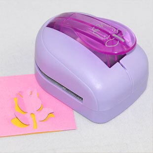 Super Large Size Shaper Punch Craft Scrapbooking star butterfly flower love heart Paper Puncher DIY tools 1pc: Maroon