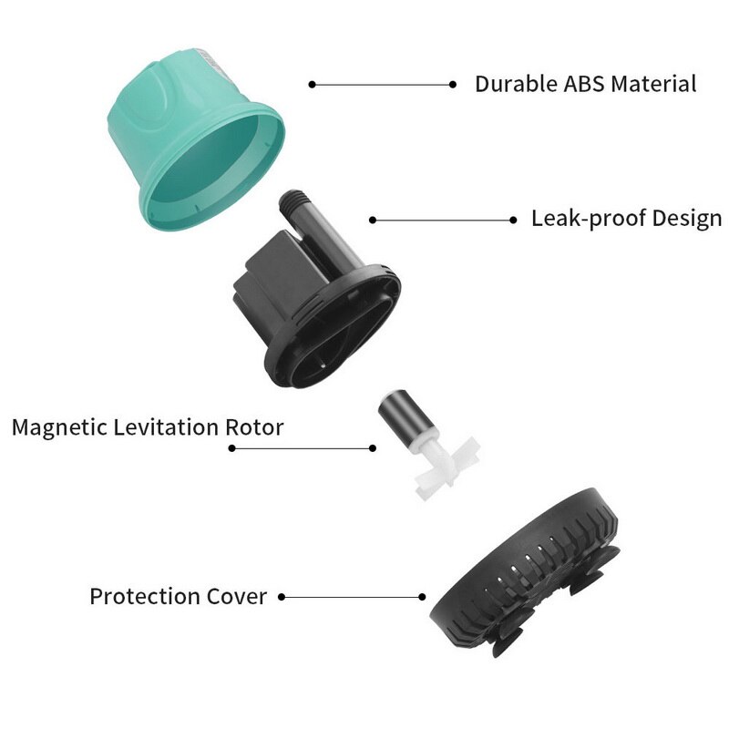 3/6/10/15/25W/35W Ultra-Quiet Submersible Water Fountain Pump Filter Fish Pond Aquarium Statuary Hydroponics Tank Fountain Tool